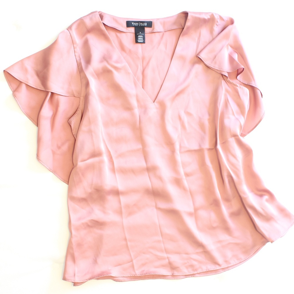 White House Black Market Pink Top